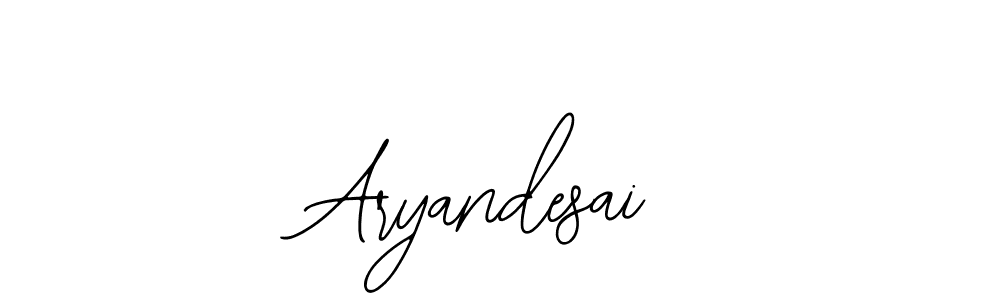 The best way (Bearetta-2O07w) to make a short signature is to pick only two or three words in your name. The name Aryandesai include a total of six letters. For converting this name. Aryandesai signature style 12 images and pictures png