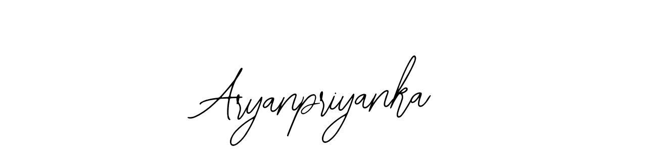 Aryanpriyanka stylish signature style. Best Handwritten Sign (Bearetta-2O07w) for my name. Handwritten Signature Collection Ideas for my name Aryanpriyanka. Aryanpriyanka signature style 12 images and pictures png