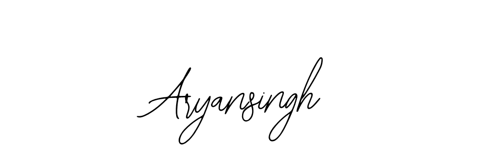 Use a signature maker to create a handwritten signature online. With this signature software, you can design (Bearetta-2O07w) your own signature for name Aryansingh. Aryansingh signature style 12 images and pictures png