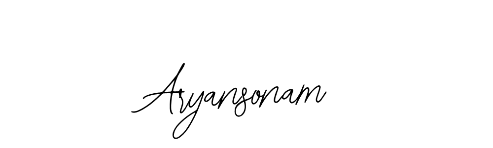 Make a beautiful signature design for name Aryansonam. Use this online signature maker to create a handwritten signature for free. Aryansonam signature style 12 images and pictures png