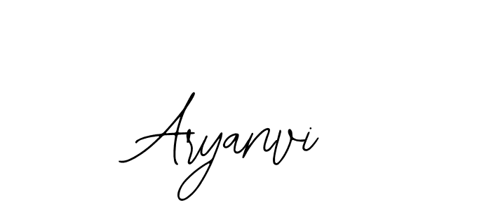 How to make Aryanvi name signature. Use Bearetta-2O07w style for creating short signs online. This is the latest handwritten sign. Aryanvi signature style 12 images and pictures png