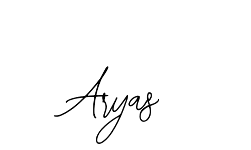 Create a beautiful signature design for name Aryas. With this signature (Bearetta-2O07w) fonts, you can make a handwritten signature for free. Aryas signature style 12 images and pictures png