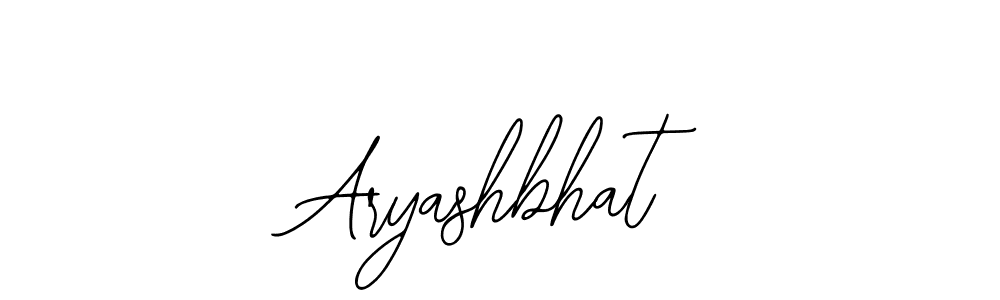 You should practise on your own different ways (Bearetta-2O07w) to write your name (Aryashbhat) in signature. don't let someone else do it for you. Aryashbhat signature style 12 images and pictures png