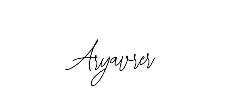 Also we have Aryavrer name is the best signature style. Create professional handwritten signature collection using Bearetta-2O07w autograph style. Aryavrer signature style 12 images and pictures png