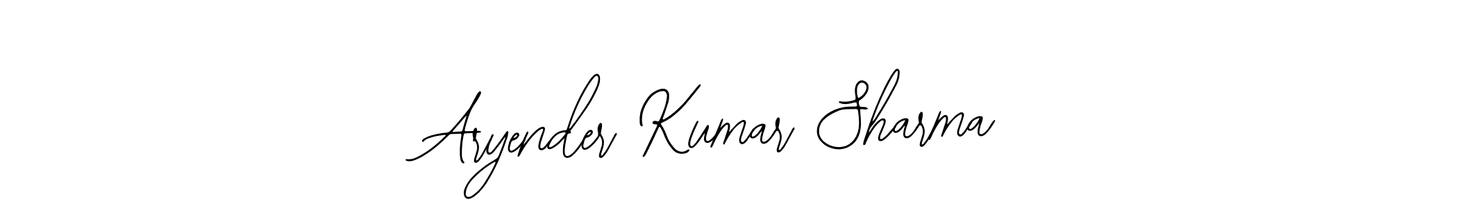 Aryender Kumar Sharma stylish signature style. Best Handwritten Sign (Bearetta-2O07w) for my name. Handwritten Signature Collection Ideas for my name Aryender Kumar Sharma. Aryender Kumar Sharma signature style 12 images and pictures png