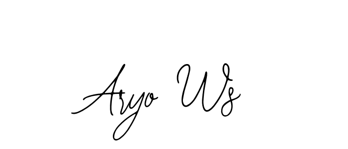 Here are the top 10 professional signature styles for the name Aryo Ws. These are the best autograph styles you can use for your name. Aryo Ws signature style 12 images and pictures png