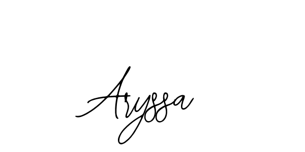 This is the best signature style for the Aryssa name. Also you like these signature font (Bearetta-2O07w). Mix name signature. Aryssa signature style 12 images and pictures png