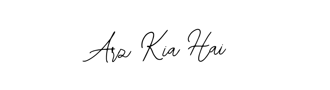 Create a beautiful signature design for name Arz Kia Hai. With this signature (Bearetta-2O07w) fonts, you can make a handwritten signature for free. Arz Kia Hai signature style 12 images and pictures png