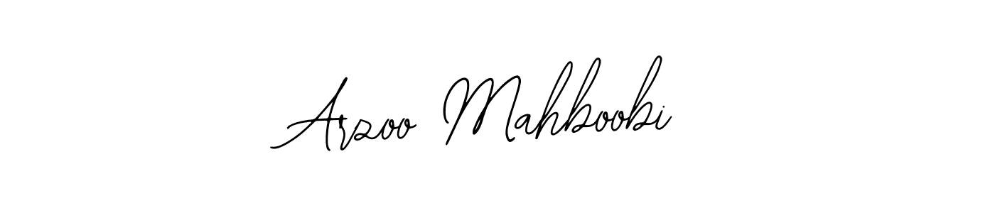 You should practise on your own different ways (Bearetta-2O07w) to write your name (Arzoo Mahboobi) in signature. don't let someone else do it for you. Arzoo Mahboobi signature style 12 images and pictures png