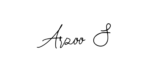 Make a beautiful signature design for name Arzoo S. With this signature (Bearetta-2O07w) style, you can create a handwritten signature for free. Arzoo S signature style 12 images and pictures png