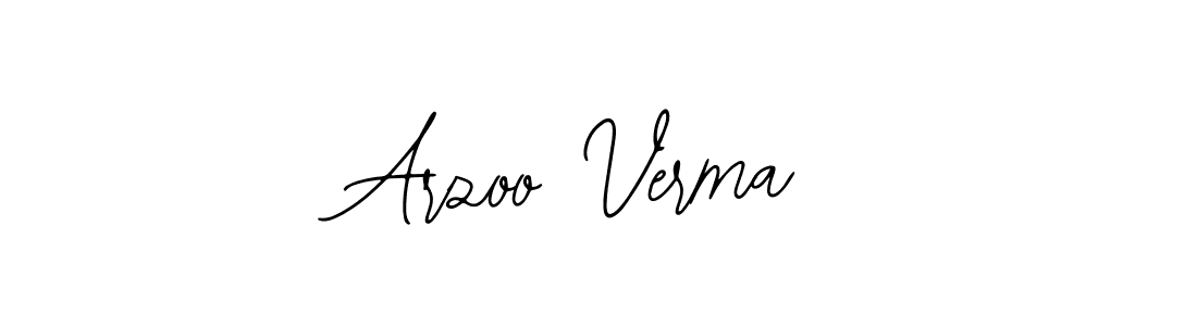 How to make Arzoo Verma signature? Bearetta-2O07w is a professional autograph style. Create handwritten signature for Arzoo Verma name. Arzoo Verma signature style 12 images and pictures png