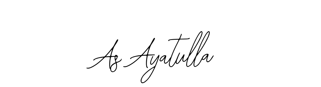 It looks lik you need a new signature style for name As Ayatulla. Design unique handwritten (Bearetta-2O07w) signature with our free signature maker in just a few clicks. As Ayatulla signature style 12 images and pictures png