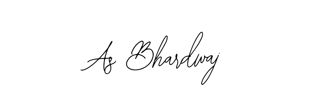 Use a signature maker to create a handwritten signature online. With this signature software, you can design (Bearetta-2O07w) your own signature for name As Bhardwaj. As Bhardwaj signature style 12 images and pictures png