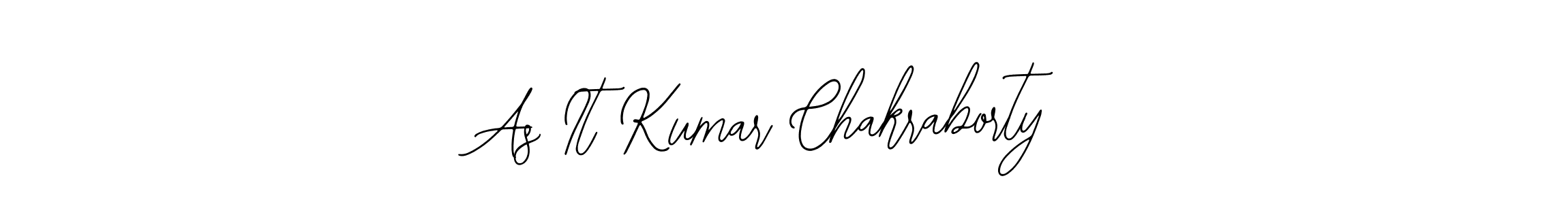 How to make As It Kumar Chakraborty name signature. Use Bearetta-2O07w style for creating short signs online. This is the latest handwritten sign. As It Kumar Chakraborty signature style 12 images and pictures png