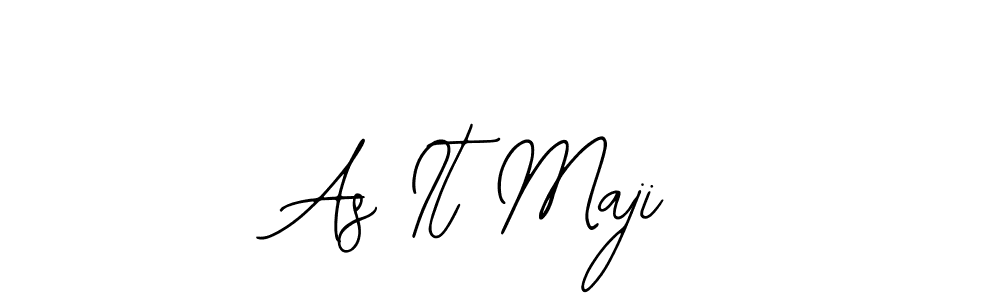 Create a beautiful signature design for name As It Maji. With this signature (Bearetta-2O07w) fonts, you can make a handwritten signature for free. As It Maji signature style 12 images and pictures png