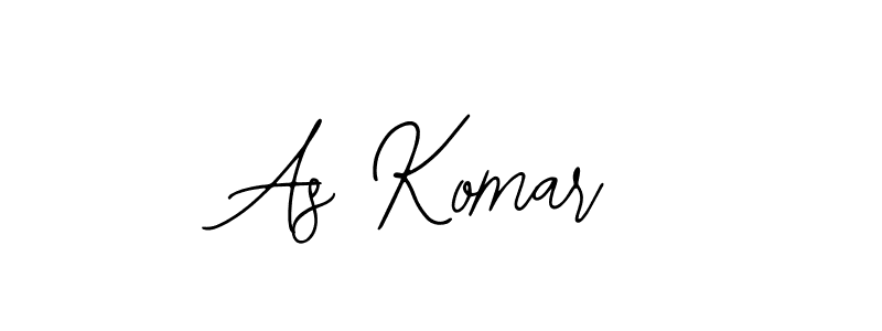 Make a beautiful signature design for name As Komar. With this signature (Bearetta-2O07w) style, you can create a handwritten signature for free. As Komar signature style 12 images and pictures png