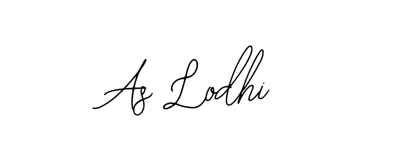 Design your own signature with our free online signature maker. With this signature software, you can create a handwritten (Bearetta-2O07w) signature for name As Lodhi. As Lodhi signature style 12 images and pictures png