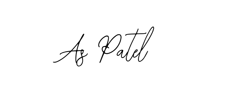 How to make As Patel signature? Bearetta-2O07w is a professional autograph style. Create handwritten signature for As Patel name. As Patel signature style 12 images and pictures png