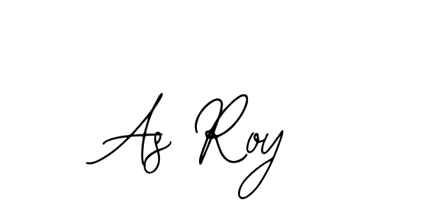 Use a signature maker to create a handwritten signature online. With this signature software, you can design (Bearetta-2O07w) your own signature for name As Roy. As Roy signature style 12 images and pictures png