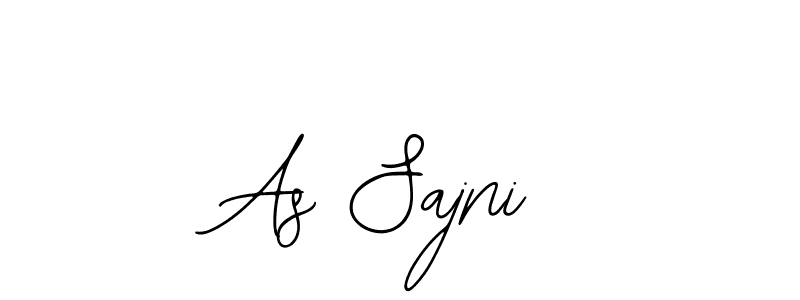 Make a beautiful signature design for name As Sajni. Use this online signature maker to create a handwritten signature for free. As Sajni signature style 12 images and pictures png