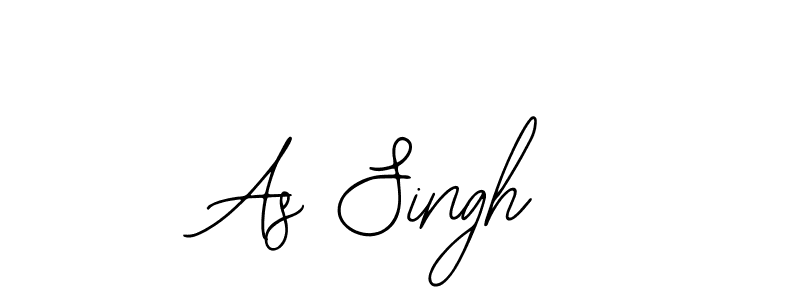 Design your own signature with our free online signature maker. With this signature software, you can create a handwritten (Bearetta-2O07w) signature for name As Singh. As Singh signature style 12 images and pictures png