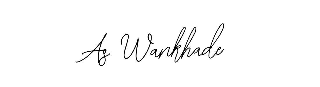 How to Draw As Wankhade signature style? Bearetta-2O07w is a latest design signature styles for name As Wankhade. As Wankhade signature style 12 images and pictures png