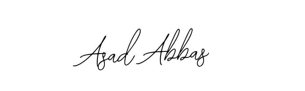 How to make Asad Abbas signature? Bearetta-2O07w is a professional autograph style. Create handwritten signature for Asad Abbas name. Asad Abbas signature style 12 images and pictures png