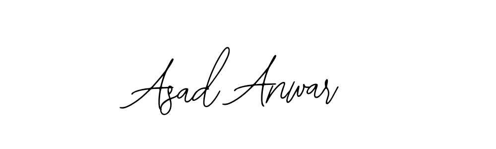 Make a beautiful signature design for name Asad Anwar. With this signature (Bearetta-2O07w) style, you can create a handwritten signature for free. Asad Anwar signature style 12 images and pictures png