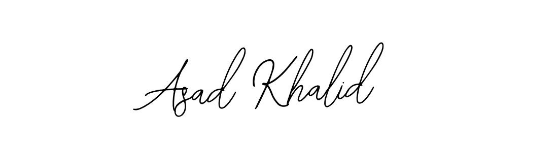 Asad Khalid stylish signature style. Best Handwritten Sign (Bearetta-2O07w) for my name. Handwritten Signature Collection Ideas for my name Asad Khalid. Asad Khalid signature style 12 images and pictures png