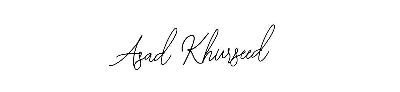 Make a beautiful signature design for name Asad Khurseed. Use this online signature maker to create a handwritten signature for free. Asad Khurseed signature style 12 images and pictures png