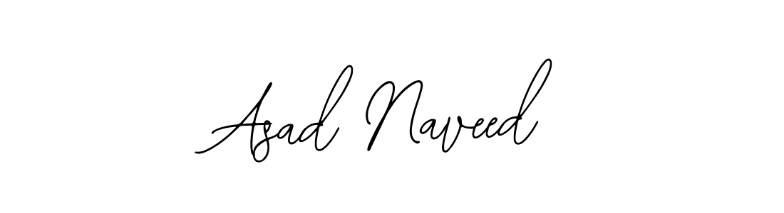 How to make Asad Naveed signature? Bearetta-2O07w is a professional autograph style. Create handwritten signature for Asad Naveed name. Asad Naveed signature style 12 images and pictures png