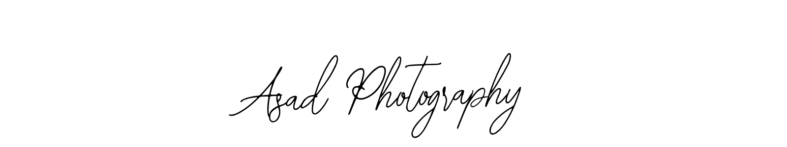 You should practise on your own different ways (Bearetta-2O07w) to write your name (Asad Photography) in signature. don't let someone else do it for you. Asad Photography signature style 12 images and pictures png