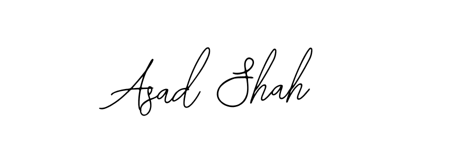 The best way (Bearetta-2O07w) to make a short signature is to pick only two or three words in your name. The name Asad Shah include a total of six letters. For converting this name. Asad Shah signature style 12 images and pictures png