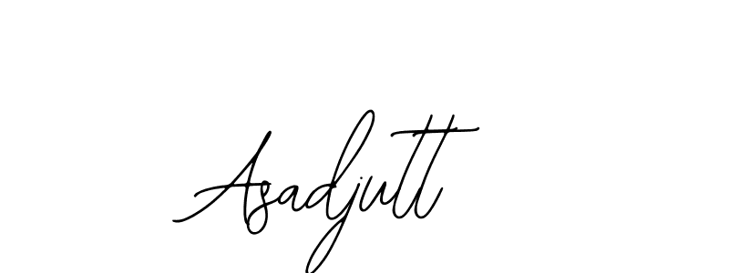 Use a signature maker to create a handwritten signature online. With this signature software, you can design (Bearetta-2O07w) your own signature for name Asadjutt. Asadjutt signature style 12 images and pictures png