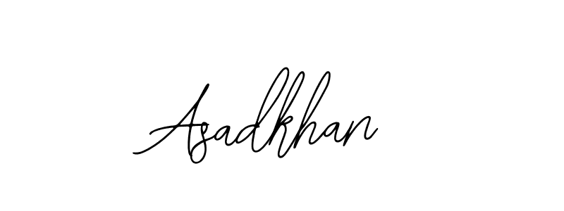 Make a beautiful signature design for name Asadkhan. With this signature (Bearetta-2O07w) style, you can create a handwritten signature for free. Asadkhan signature style 12 images and pictures png