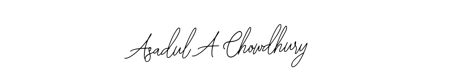 Create a beautiful signature design for name Asadul A Chowdhury. With this signature (Bearetta-2O07w) fonts, you can make a handwritten signature for free. Asadul A Chowdhury signature style 12 images and pictures png