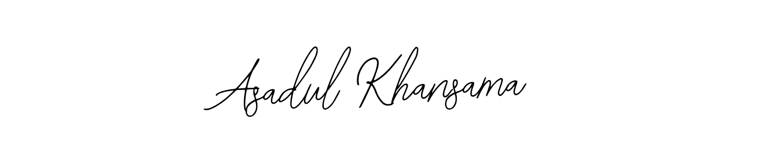 Asadul Khansama stylish signature style. Best Handwritten Sign (Bearetta-2O07w) for my name. Handwritten Signature Collection Ideas for my name Asadul Khansama. Asadul Khansama signature style 12 images and pictures png