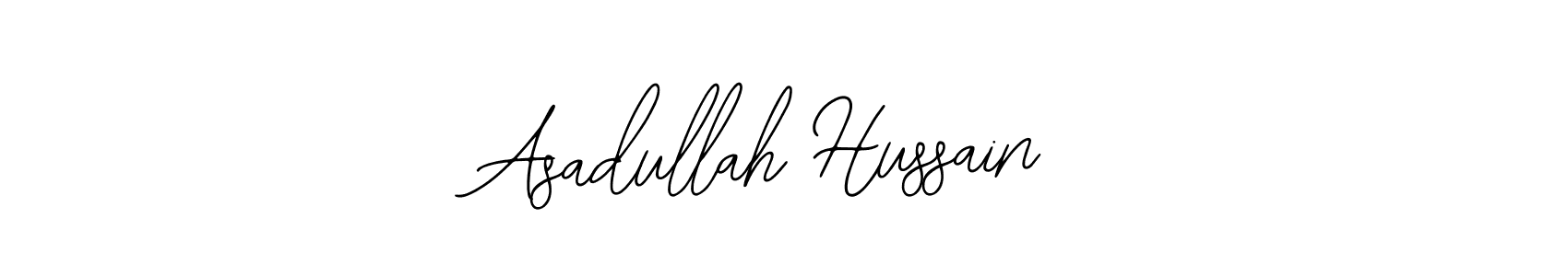 Make a beautiful signature design for name Asadullah Hussain. With this signature (Bearetta-2O07w) style, you can create a handwritten signature for free. Asadullah Hussain signature style 12 images and pictures png