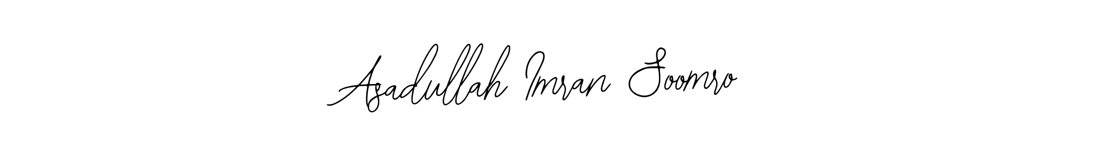 You can use this online signature creator to create a handwritten signature for the name Asadullah Imran Soomro. This is the best online autograph maker. Asadullah Imran Soomro signature style 12 images and pictures png