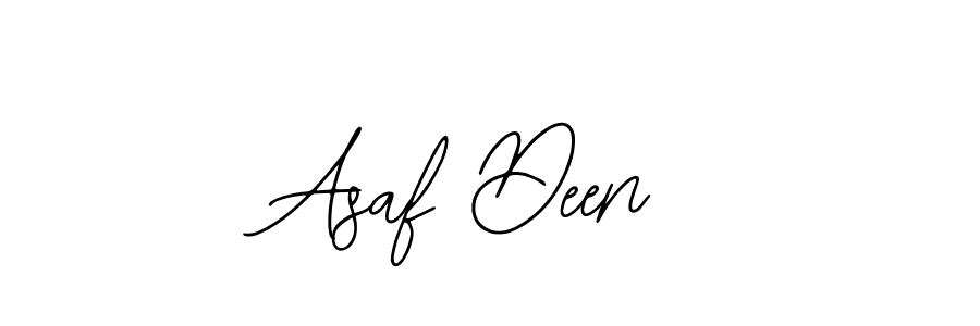 Use a signature maker to create a handwritten signature online. With this signature software, you can design (Bearetta-2O07w) your own signature for name Asaf Deen. Asaf Deen signature style 12 images and pictures png