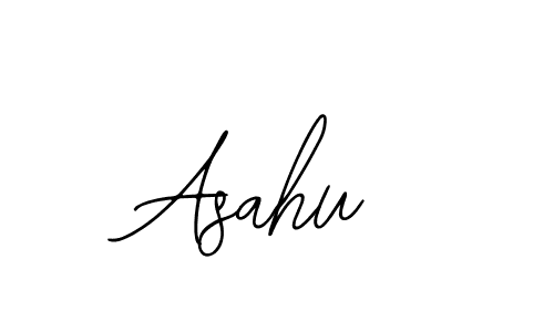 You should practise on your own different ways (Bearetta-2O07w) to write your name (Asahu) in signature. don't let someone else do it for you. Asahu signature style 12 images and pictures png