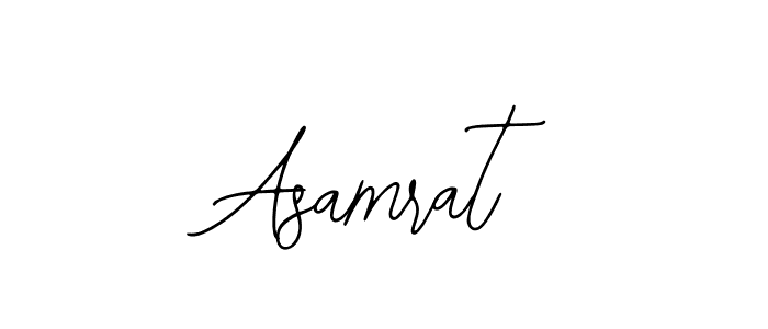 Use a signature maker to create a handwritten signature online. With this signature software, you can design (Bearetta-2O07w) your own signature for name Asamrat. Asamrat signature style 12 images and pictures png