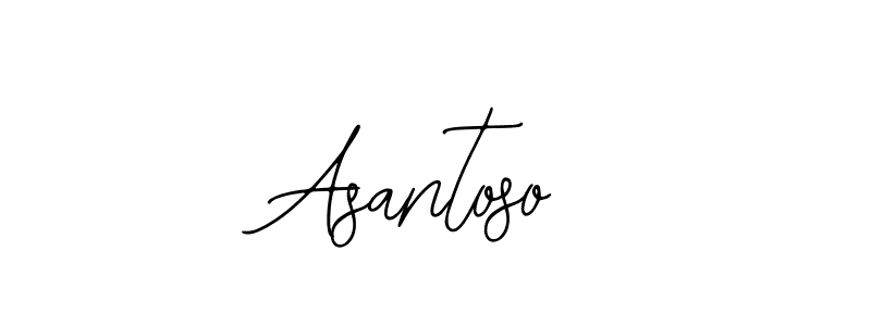 if you are searching for the best signature style for your name Asantoso. so please give up your signature search. here we have designed multiple signature styles  using Bearetta-2O07w. Asantoso signature style 12 images and pictures png