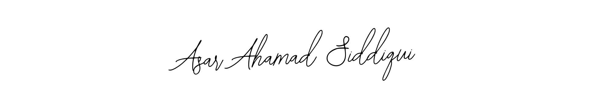 Asar Ahamad Siddiqui stylish signature style. Best Handwritten Sign (Bearetta-2O07w) for my name. Handwritten Signature Collection Ideas for my name Asar Ahamad Siddiqui. Asar Ahamad Siddiqui signature style 12 images and pictures png