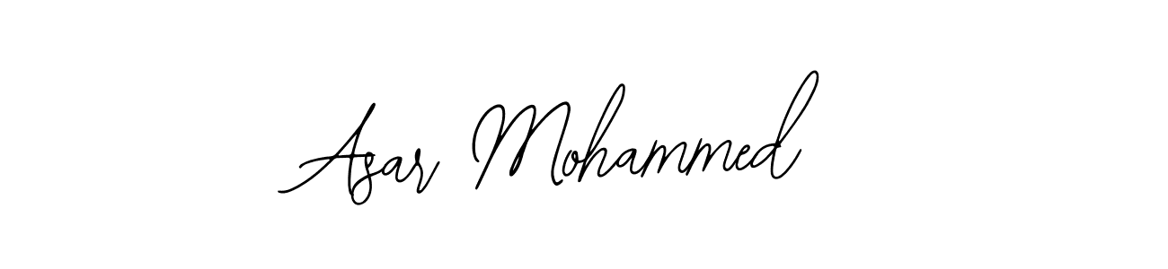 Asar Mohammed stylish signature style. Best Handwritten Sign (Bearetta-2O07w) for my name. Handwritten Signature Collection Ideas for my name Asar Mohammed. Asar Mohammed signature style 12 images and pictures png