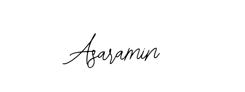 How to make Asaramin name signature. Use Bearetta-2O07w style for creating short signs online. This is the latest handwritten sign. Asaramin signature style 12 images and pictures png