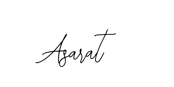 How to make Asarat name signature. Use Bearetta-2O07w style for creating short signs online. This is the latest handwritten sign. Asarat signature style 12 images and pictures png