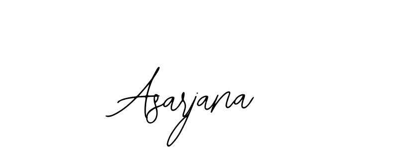 Similarly Bearetta-2O07w is the best handwritten signature design. Signature creator online .You can use it as an online autograph creator for name Asarjana. Asarjana signature style 12 images and pictures png