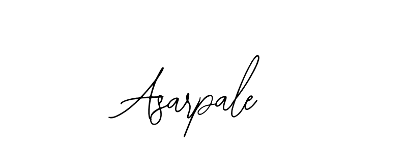 Design your own signature with our free online signature maker. With this signature software, you can create a handwritten (Bearetta-2O07w) signature for name Asarpale. Asarpale signature style 12 images and pictures png