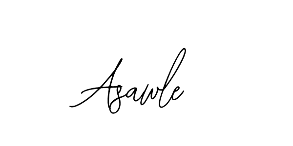 Design your own signature with our free online signature maker. With this signature software, you can create a handwritten (Bearetta-2O07w) signature for name Asawle. Asawle signature style 12 images and pictures png